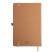 Бизнес-блокнот TERRI, A5, бежевый, твердая обложка, рециклированная бумага, в линейку