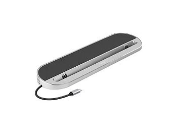 Хаб USB Type-C 3.0 для ноутбуков «Falcon», черный Хаб USB Type-C 3.0 для ноутбуков «Falcon», черный