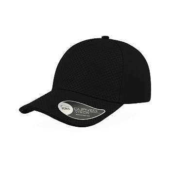 Бейсболка "GEAR", 5 клиньев, застежка на липучке, черный, ткань1:100% х/б, ткань2:100%п/э, 260 Бейсболка "GEAR", 5 клиньев, застежка на липучке, черный, ткань1:100% х/б, ткань2:100%п/э, 260