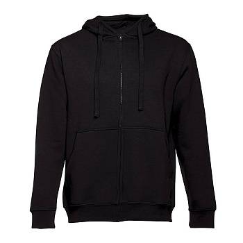 Толстовка мужская с капюшоном на молнии AMSTERDAM, черный, 3XL, 50% хлопок, 50% полиэстер, 320 г/м2 Толстовка мужская с капюшоном на молнии AMSTERDAM, черный, 3XL, 50% хлопок, 50% полиэстер, 320 г/м2