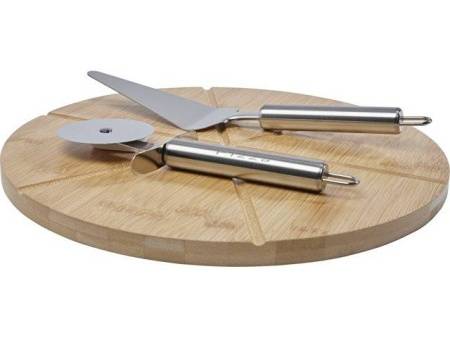 Бамбуковая лопатка для пиццы Mangiary с инструментами, natural