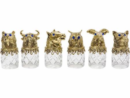 Подарочный набор "Русская охота", темно-коричневый/рыжий