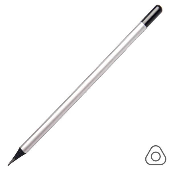 Карандаш чернографитный трехгранный IMAGE, HB, белый/черный