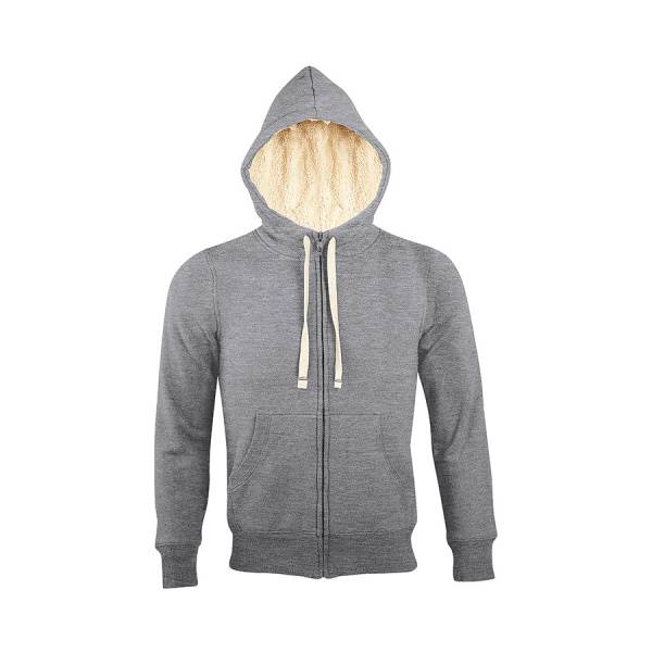 Толстовка "Sherpa", серый меланж_XS, 80% хлопок, 20% полиэстер