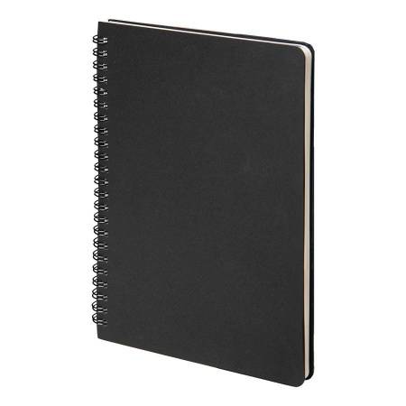 Блокнот на двойной пружине HELIX, 143 х 205 мм, черный