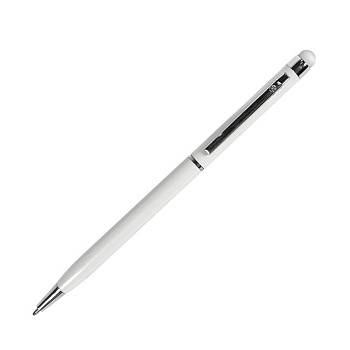 TOUCHWRITER, ручка шариковая со стилусом для сенсорных экранов, белый/хром, металл TOUCHWRITER, ручка шариковая со стилусом для сенсорных экранов, белый/хром, металл