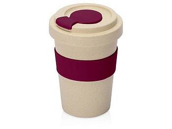 Стакан из пшеничного волокна «Flava», burgundy