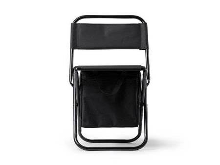 Складной уличный стул из полиэстера KOVAL, черный Складной уличный стул из полиэстера KOVAL, черный