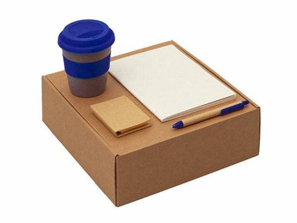 Набор «Halm» с блокнотом, ручкой и стаканом 