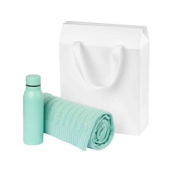 Подарочный набор Sorento, бирюзовый (термобутылка