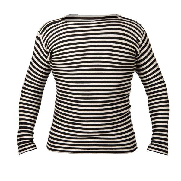 Толстовка   "Тельняшка" ,черный в полоску_S,  50% хлопок, 50% шерсть