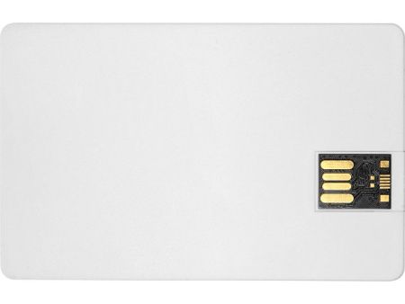 Флеш-карта "Визитка" USB 2.0 16 Gb в виде пластиковой карты "Card", белый