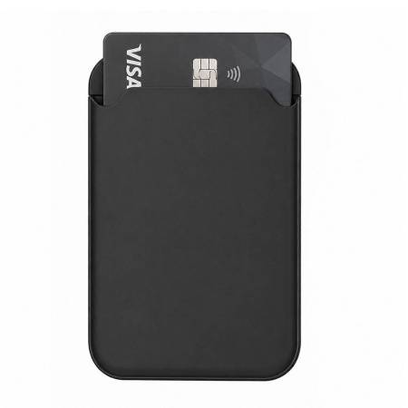 Магнитный держатель карт на телефоне CardSocket, чёрный