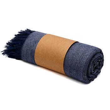 Плед полушерстяной COMFORT, серый 