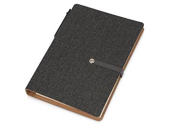 Набор стикеров "Write and stick" с ручкой и блокнотом, черный Набор стикеров "Write and stick" с ручкой и блокнотом, черный