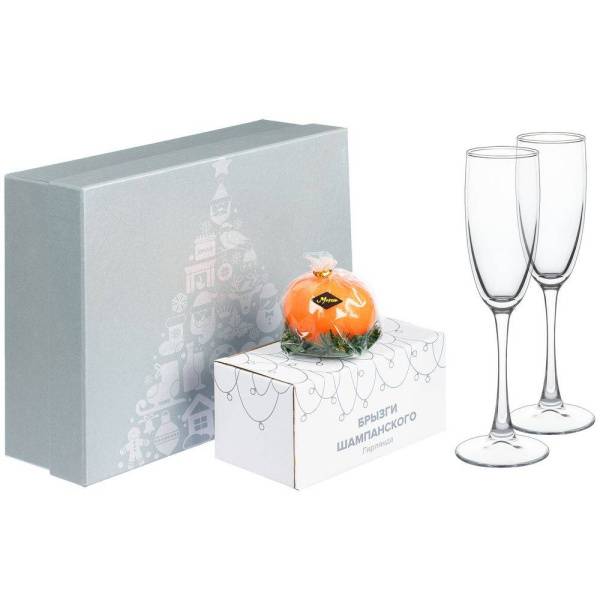 Набор Sparkling Year со свечой «Мандарин» Набор Sparkling Year со свечой «Мандарин»