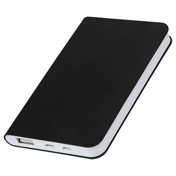 Универсальный аккумулятор "Softi" (5000mAh),черный, 7,5х12,1х1,1см, искусственная кожа,пласти Универсальный аккумулятор "Softi" (5000mAh),черный, 7,5х12,1х1,1см, искусственная кожа,пласти