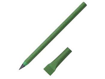 Вечный карандаш из переработанной бумаги "Recycled pencil", зеленый классический Вечный карандаш из переработанной бумаги "Recycled pencil", зеленый классический