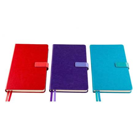 Ежедневник недатированный Verry, А5,  лазурный, кремовый блок, без обреза