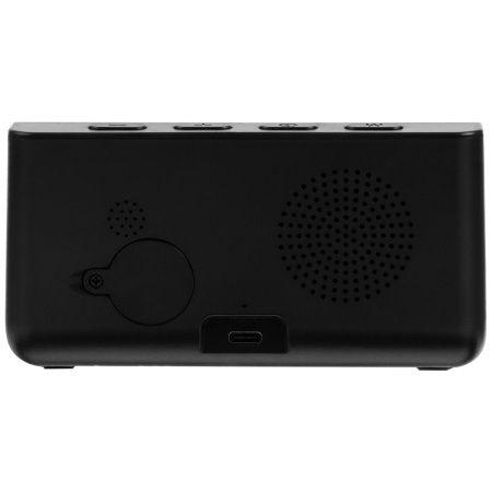 Станция беспроводной зарядки с часами Electron, ver. 2, черная Станция беспроводной зарядки с часами Electron, ver. 2, черная