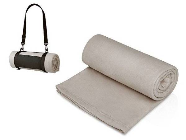 Плед «Нежность» с ремешком на плечо